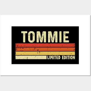 Tommie Name Vintage Retro Limited Edition Gift Posters and Art